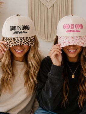 God Is Good All The Time Two-tone Canvas Cap